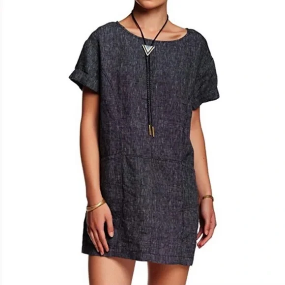 Free People | Dresses | Free People Endless Shore Linen Shift Dress |  Poshmark